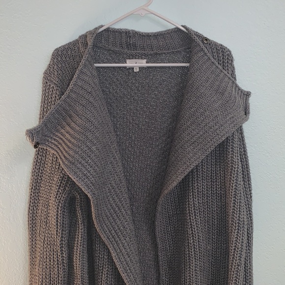 Grey Sweater Jacket - Picture 3 of 4
